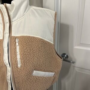 Old Navy Cream and Tan Vest